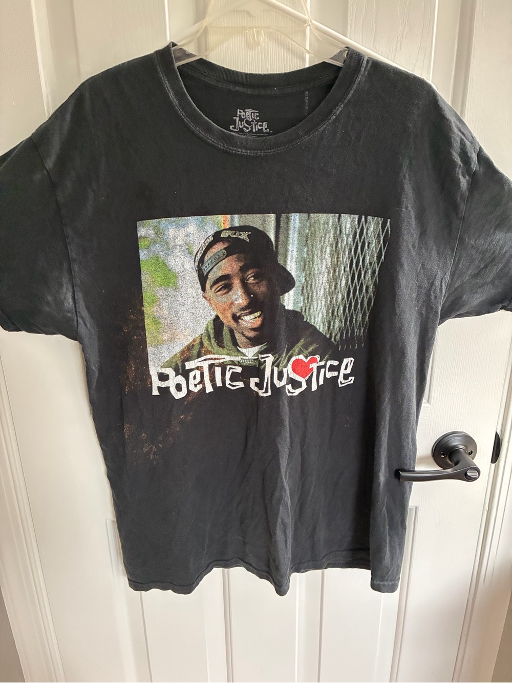 Officially licensed Tupac Shakur "Poetic Justice" graphic t-shirt Large